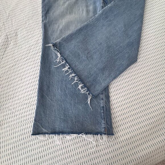 J Crew Wide Leg Cropped Jeans - Picture 4 of 7